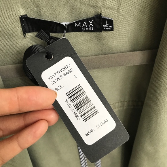 ❗️LAST ONE, MED❗️🌿 MAX JEANS Green Jacket 🌿 - Picture 8 of 8